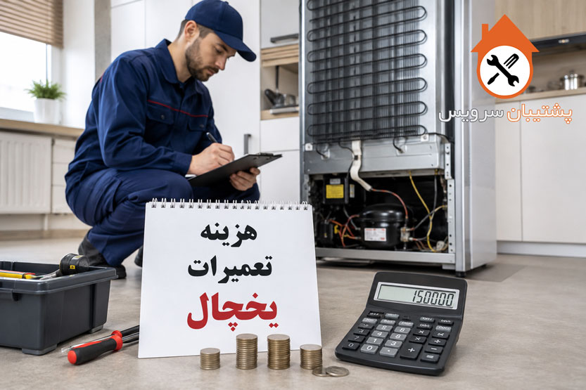 هزینه تعمیر یخچال در تهران