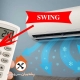 چگونه دریچه کولر گازی را چرخشی و ثابت کنیم؟ دکمه Swing