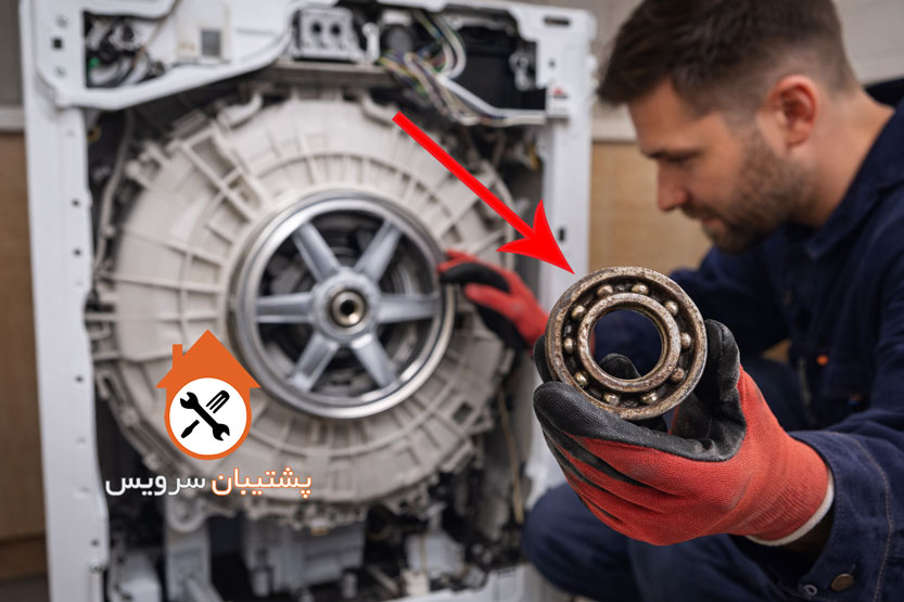 خرابی بلبرینگ ماشین لباسشویی