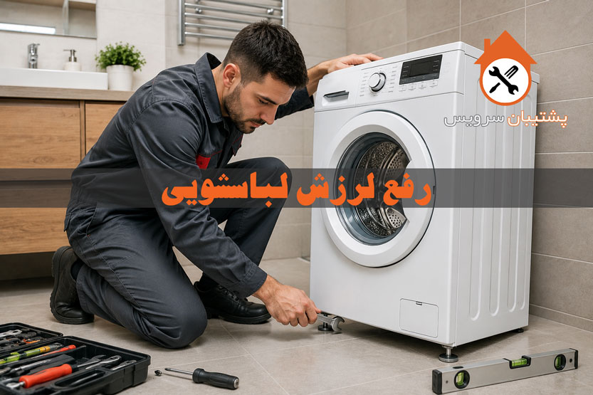 نحوه رفع لرزش ماشین لباسشویی